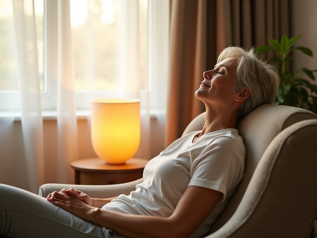 A softly lit, welcoming hypnotherapy office in Durham, NC set up for a session exploring how does hypnotherapy address root causes