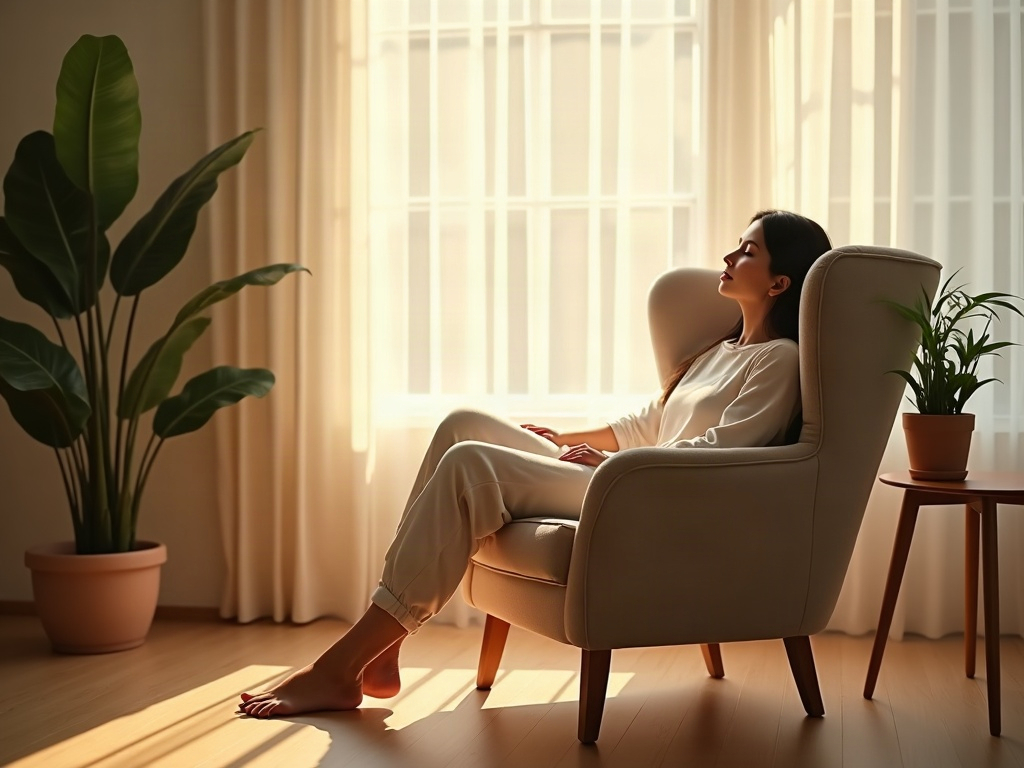 A calm hypnotherapy session room in where can hypnotherapy address deeply buried memories is explored in a safe and peaceful environment